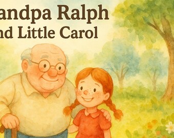 Aquarell Kinderbuch – Grandpa Ralph und Carol – Herzerwärmende Geschichte von Freundlichkeit, Einfühlungsvermögen und emotionaler Heilung – Geschenk für Kinder im Alter von 3–8