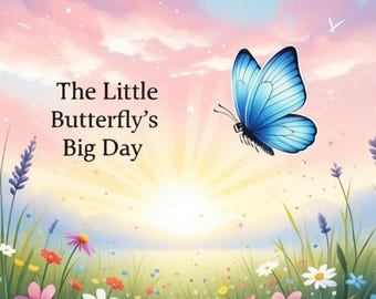 Aquarell Kinderbuch: Der große Tag des kleinen Schmetterlings - Inspirierende Geschichte