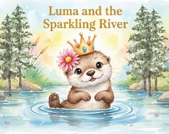 Aquarell Otter Abenteuer: Märchenbuch für Kinder (PDF Digitaler Download)