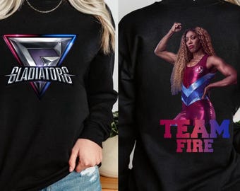 Personalised Gladiators TV Show T-Shirt Custom Team Sweater Gladiator Fan Gift Hooded Top