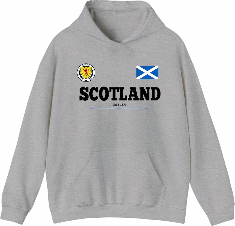 Skottlands fotbollströja EST 1873 Lion Rampant Supportertröja Skotsk flagga gåvahuva bild 13
