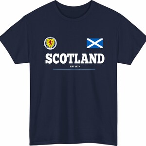 Skottlands fotbollströja EST 1873 Lion Rampant Supportertröja Skotsk flagga gåvahuva bild 16
