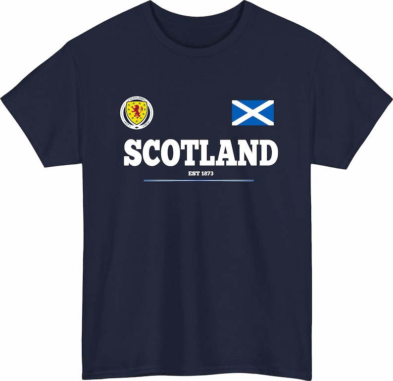Skottlands fotbollströja EST 1873 Lion Rampant Supportertröja Skotsk flagga gåvahuva bild 16