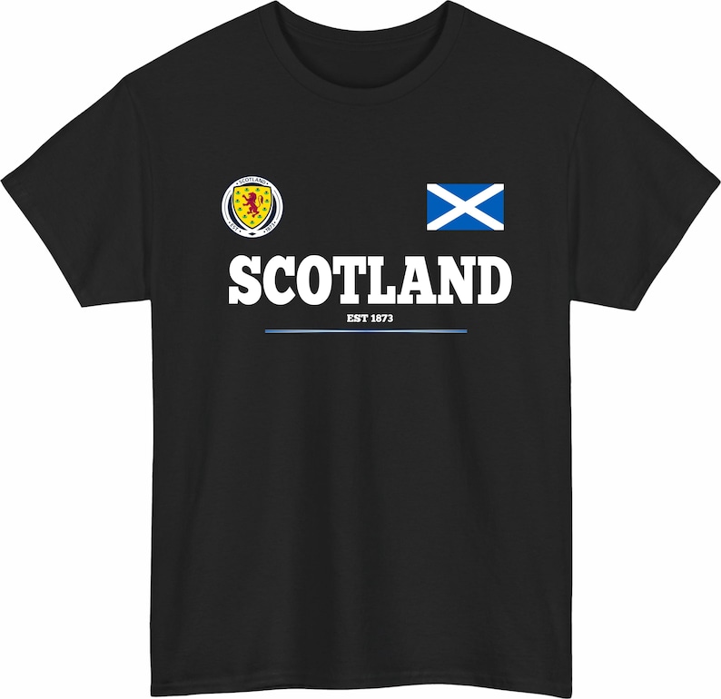 Skottlands fotbollströja EST 1873 Lion Rampant Supportertröja Skotsk flagga gåvahuva bild 12