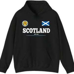 Skottlands fotbollströja EST 1873 Lion Rampant Supportertröja Skotsk flagga gåvahuva bild 10