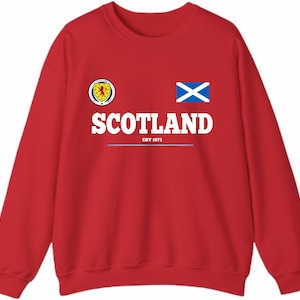 Skottlands fotbollströja EST 1873 Lion Rampant Supportertröja Skotsk flagga gåvahuva bild 17