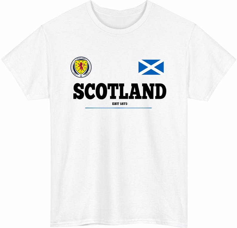 Skottlands fotbollströja EST 1873 Lion Rampant Supportertröja Skotsk flagga gåvahuva bild 20