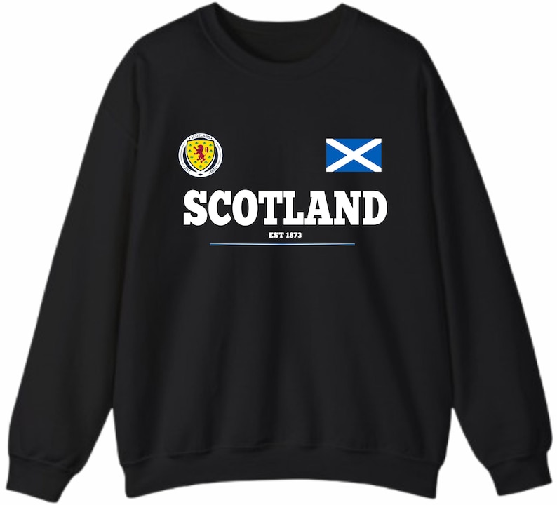 Skottlands fotbollströja EST 1873 Lion Rampant Supportertröja Skotsk flagga gåvahuva bild 11