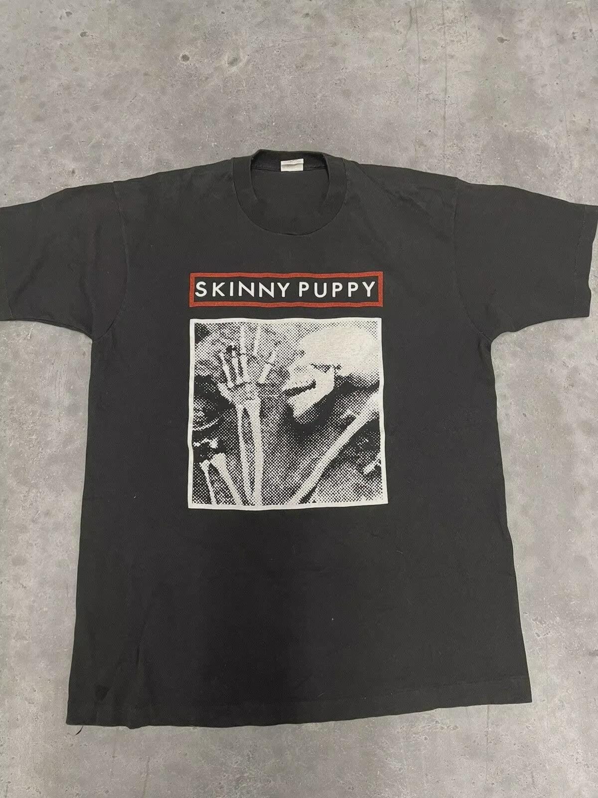 SKINNY PUPPY バンドTシャツ 90s vintage Vintage 90's Skinny Puppy Canadian Music Group Genre