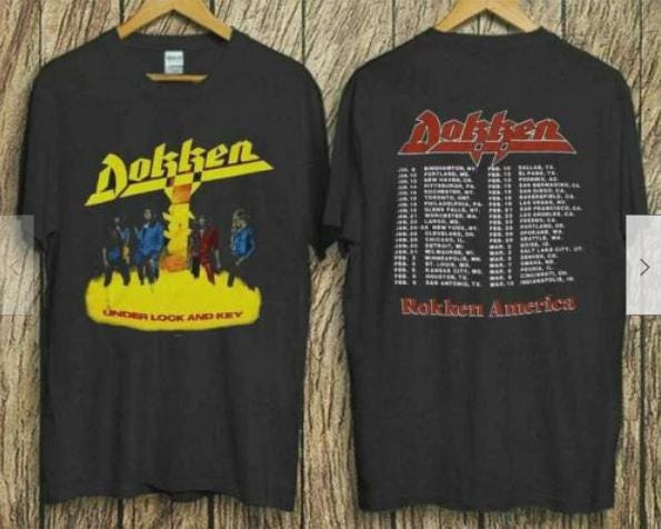 Dokken Under Lock and Key Shirt - Etsy