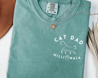 Custom Cat Dad Shirt, Cat Dad T-Shirt, Gifts for Cat Dad, Personalized Cat Dad, Gifts for Father's Day for Cat Dad Tee, Cat Dad Gift Shirt