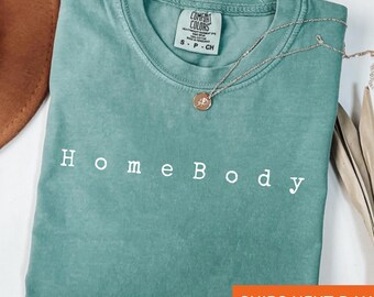 Bluza Comfort Colors Homebody: luźna, oversize'owa, z okrągłym dekoltem