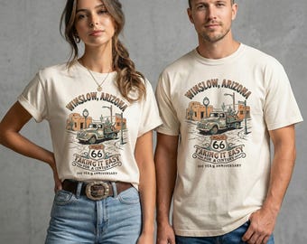 Winslow Arizona Route 66 Shirt, Vintage Road Trip Tee for Travel Lovers