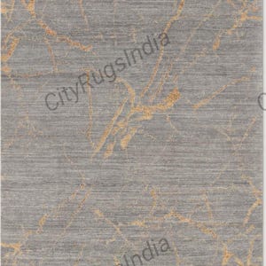 12x15 Rh Lakshmi Graphite Copper Handmade in Jute Wool Knots Rug Woolen Area Rug for Bedroom Livingroom Office Oriental Rug Kid Rug Home Rug