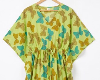 Cotton Kaftan, Caftan, Maxi Dress, Cotton Dress, Gift for her, Kimono Robe, Gift for Mum, Maternity Gown, Kaftan For Women, Clothing,