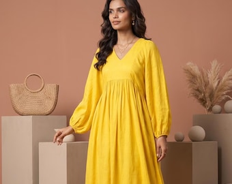 Cotton Dresses for Women, Cotton Maxi Dress, Women Dresses, Gift for Her, Summer Dress, Casual Dress, 100% Cotton