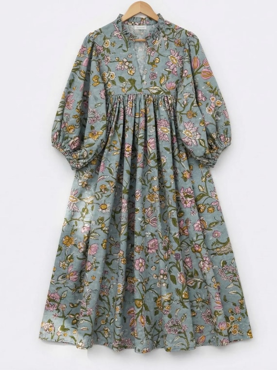 midi boho maternity dress Vintage Boho Printed Maternity Maxi Dress, Brown / 3XL
