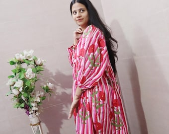 Sommerkleid Midikleid, Minikleid, Long Block Print Kleid Midikleid