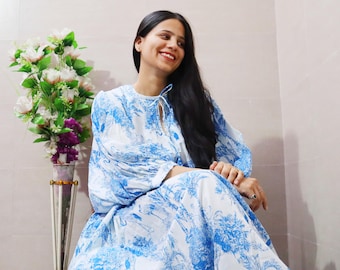 Indian Block Print Dress, Indian Cotton Dress, Cotton Maxi Dress, Cotton Midi Dress, Cotton Mini Dress, Floral Block Print, Indian Dress