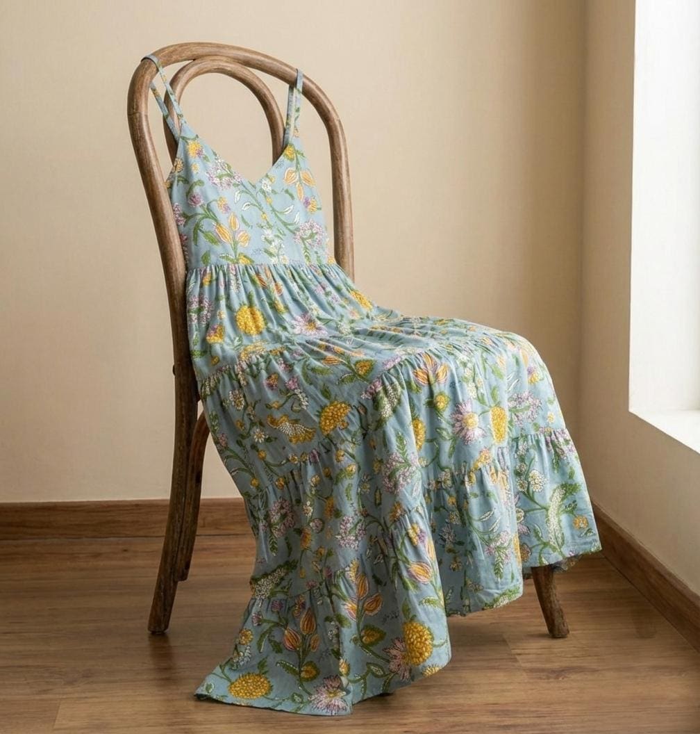 chinese dress ladies Emelia Floral Print Maxi Dress in Pink main image 0