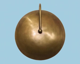 Handgemaakte koperen koepelvormige wandkandelaar, vintage accentverlichting