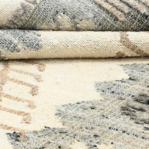 Handwoven Jute Wool Blend Area Rug | Soft Durable & Eco-Friendly Carpet for Living Room | Bedroom Entryway| Multiple Sizes