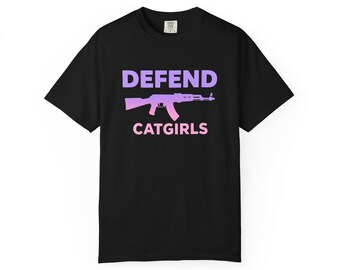 Defend Catgirls T Shirt