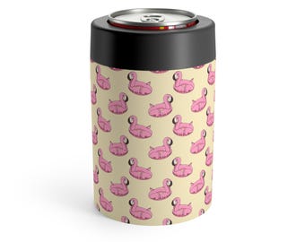 Porta latas - flamencos