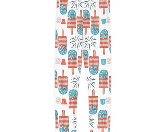 Leggings para niños (AOP) - 4 de julio 2.0