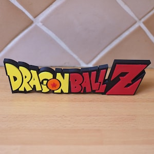 Logo DragonBall Z imprimé en 3D – Manga, Anime , Decoration Aimantée