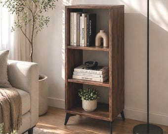 boekenplank met 3 planken, boekenkast met metaal goudzwarte haarspeldpoten, opbergplank aangepaste kleur grootte, displayplank