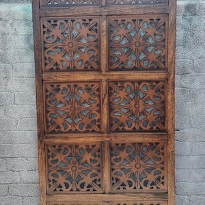 Wooden room divider partition for living room