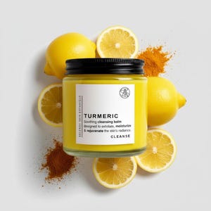 Turmeric Skin Cleanse with Lemon Oil - vegan