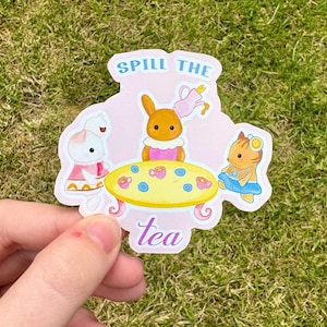 Trinket Sticker | Tea Party