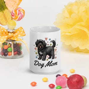 Taza blanca brillante - Bichón Habanero - Mamá Perro