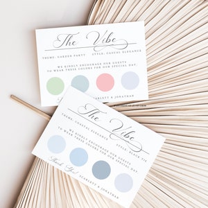 Wedding Attire Card, Minimalist Guest attire card, wedding Info Card, Custom Wedding Information Card, Attire card, Wedding Guest Dress