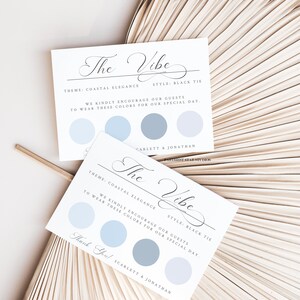 Wedding Attire Card, Minimalist Guest attire card, wedding Info Card, Custom Wedding Information Card, Attire card, Wedding Guest Dress afbeelding 9