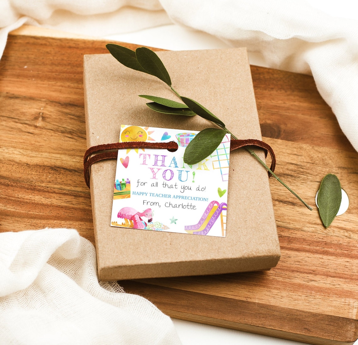 Summer Teacher Appreciation Thank You Tags \stickers, End of Year Gifts ...