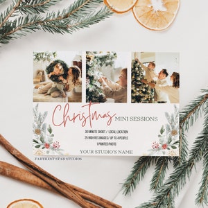 Christmas Mini Sessions Photography Template, Holiday Mini Session, Tree Farm Mini Session, Mini Sessions, Christmas Sessions Template