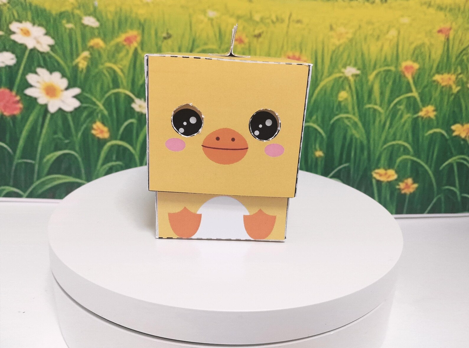Cubic Duck - 3D Papercraft With Mechanism - Downloadable PDF Children's ...