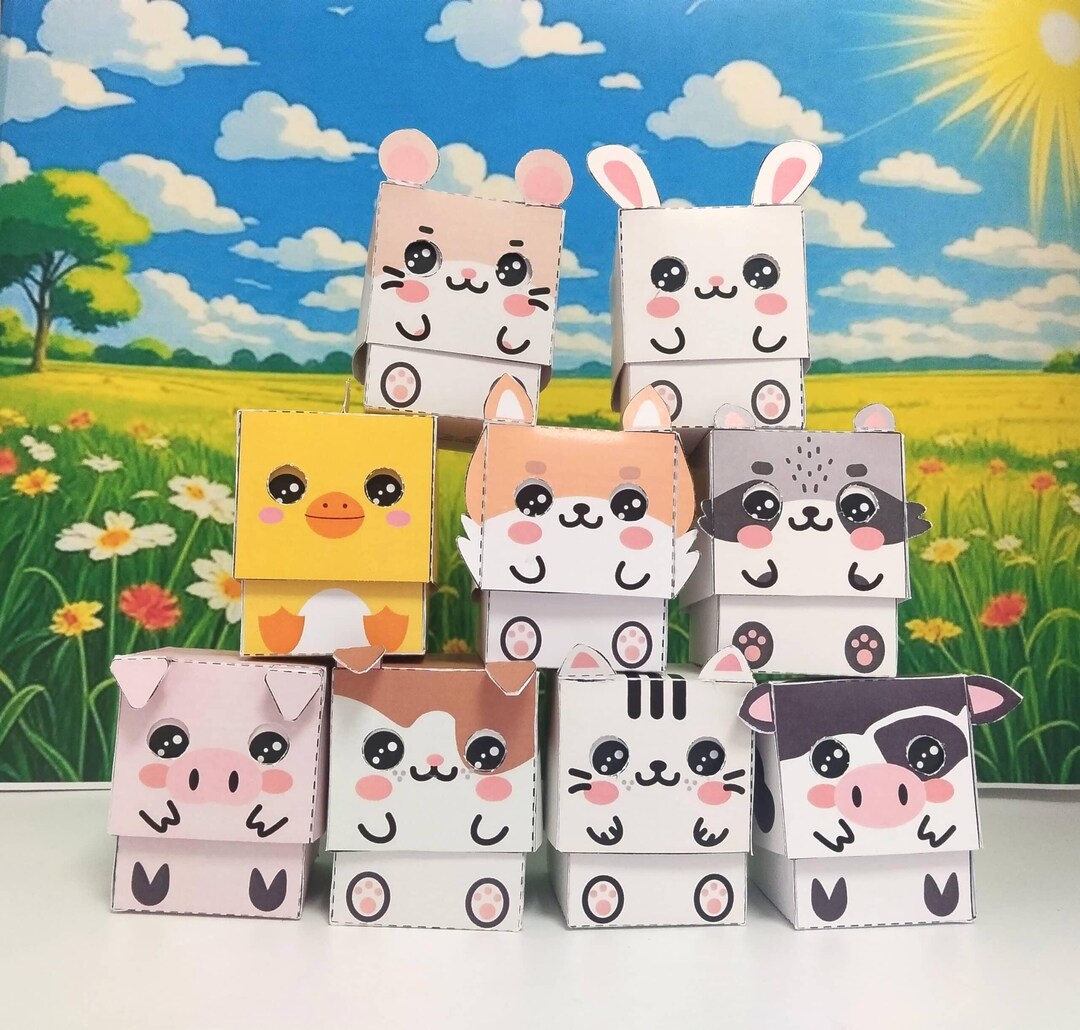 Cubic Animals the Book - 9 3D Papercrafts With Mechanisms ...