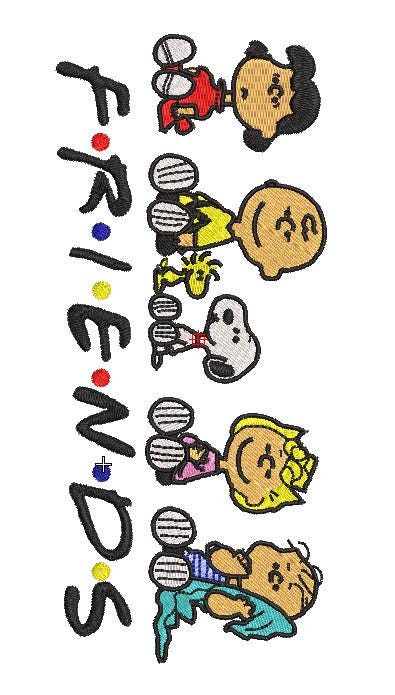 Peanuts Friends Embroidery - Etsy