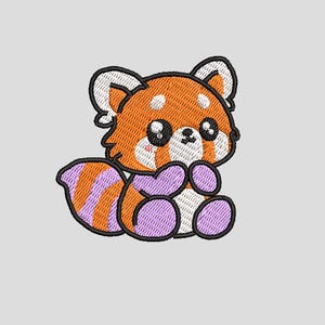 Red Panda Embroidery