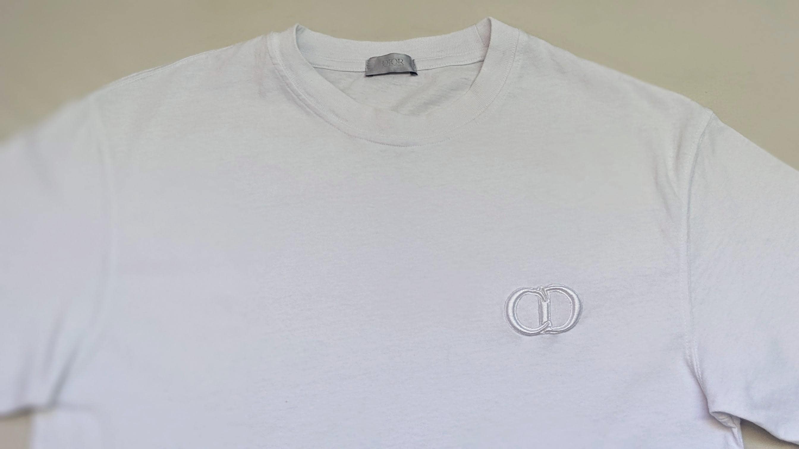 CDロゴ 刺繍 Tシャツ ホワイト Dior ディオール CDロゴ 刺繍 Tシャツ