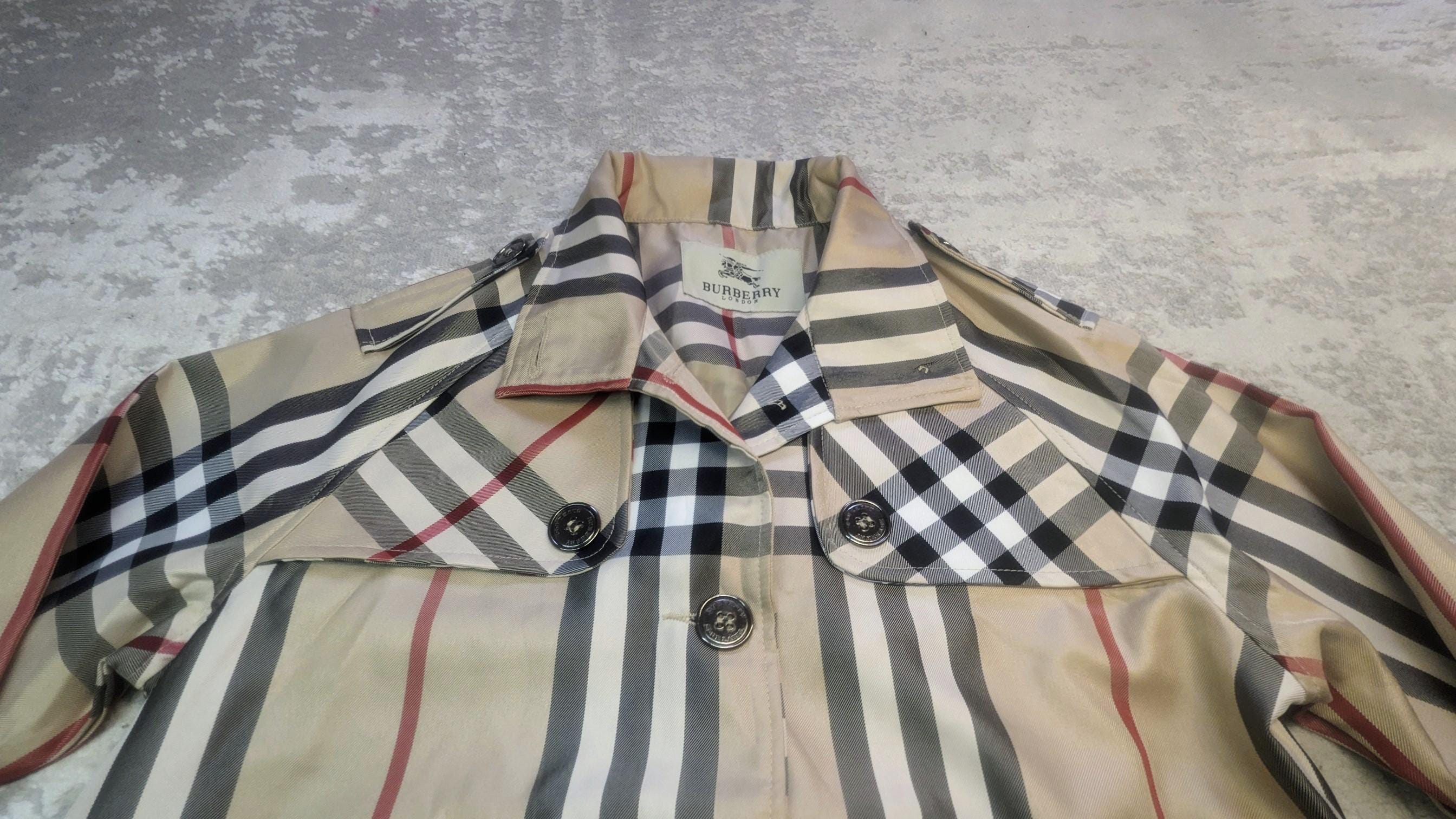 RARE Vintage Burberry Blue Label Trench Coat – Made in England