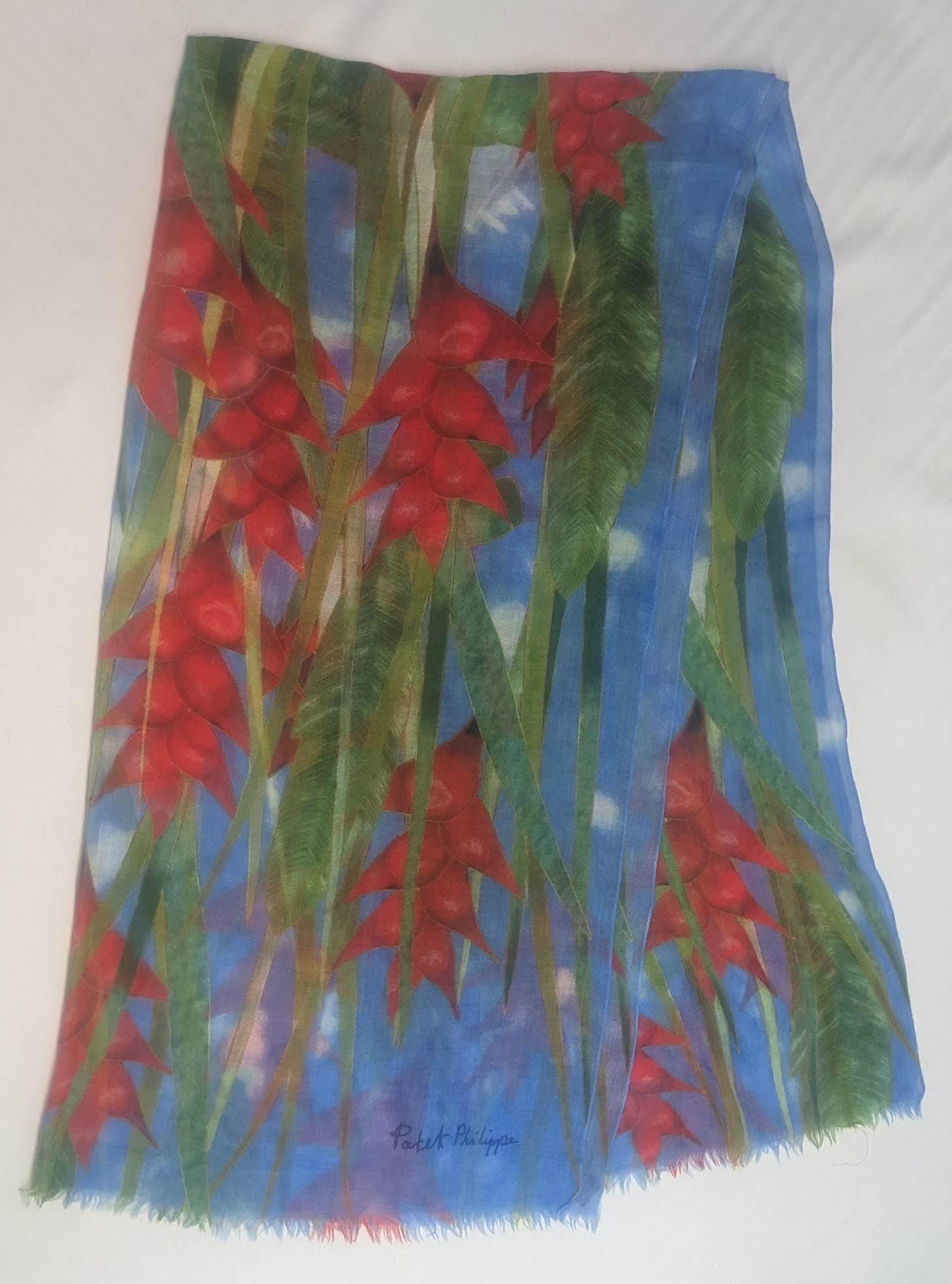Foulard Carré Patek Philippe En Soie, Multicolore, Occasion - Accessoire De Luxe Pour Femme