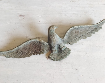 Antique Eagle, Antique Verde Eagle, Iron Eagle, Patina Eagle, Antique Iron Eagle, Eagle Emblem, Eagle, Brass Eagle,