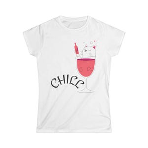 Chill Vibes Women&#39;s Tee, Relaxed Fit T-Shirt for Summer, Casual Wear, Gift for Friends, Chill Out Attire, Fun Graphic Tee