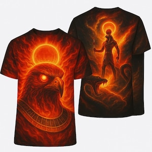 Sun God Ra T-Shirt: Ancient Egypt Mythology Graphic Tee