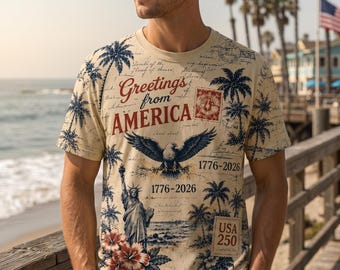 Camiseta Águila 250 Años de Libertad 1776 2026, Camiseta Águila Patriótica, Camiseta del 250 Aniversario de EE. UU., Camiseta Vintage con la Bandera Americana, Día de la Independencia